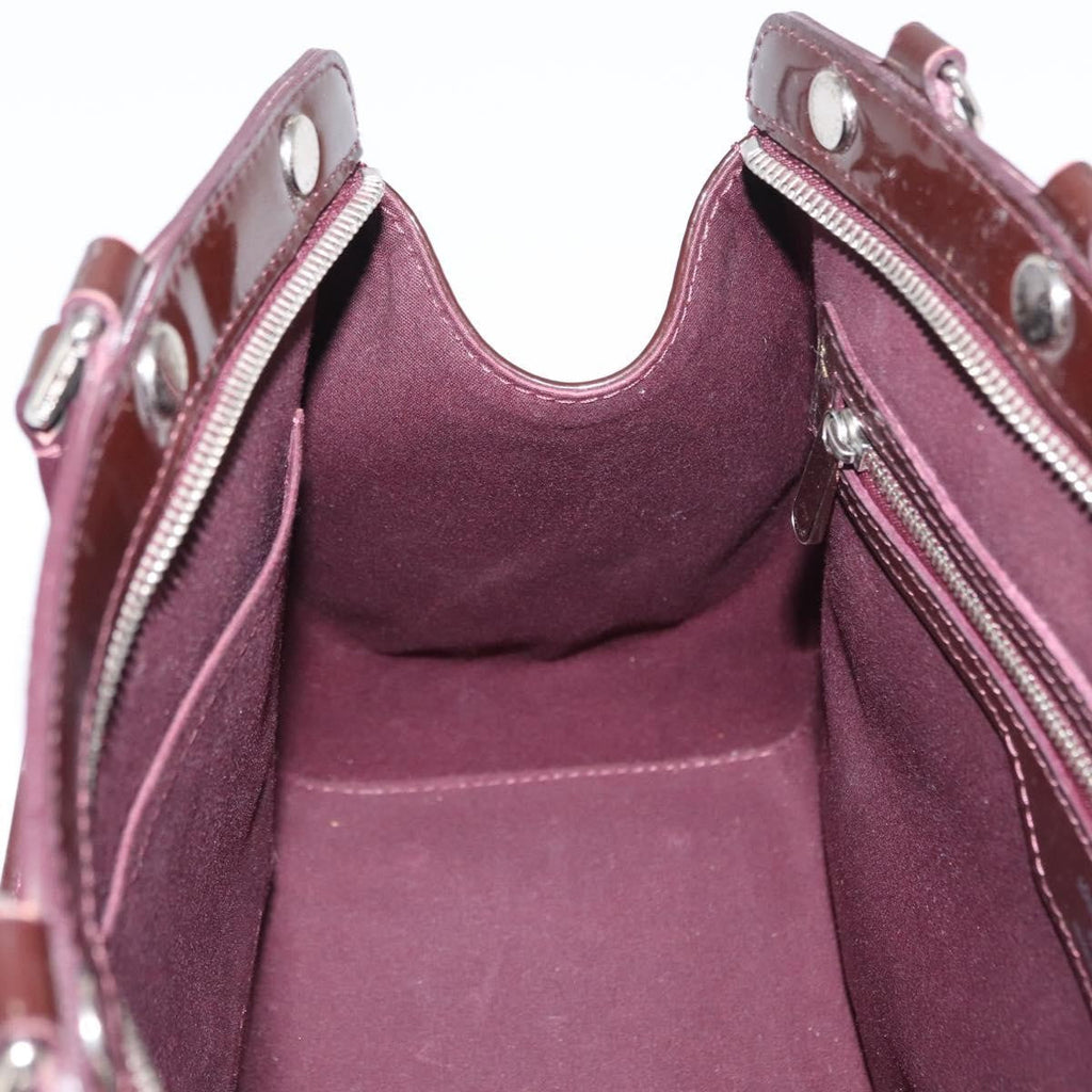 Louis Vuitton Brea Handbag Electric Epi Leather Purple Leather Handbag (Pre-Owned)