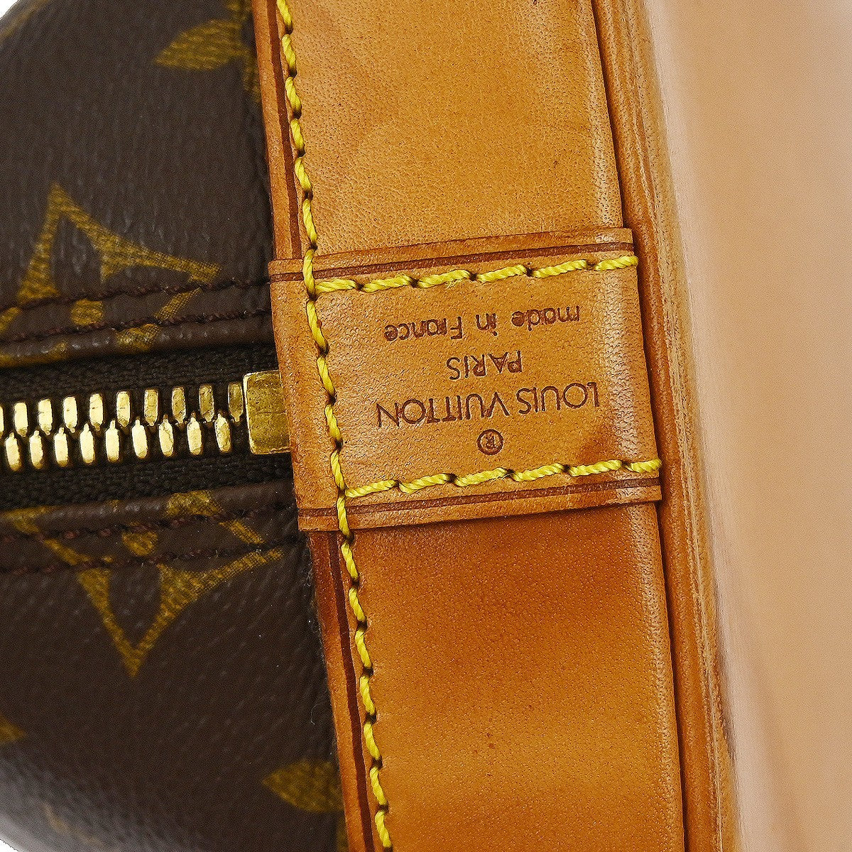 Louis Vuitton Alma Handbag Monogram Canvas Brown Canvas Handbag (Pre-Owned)