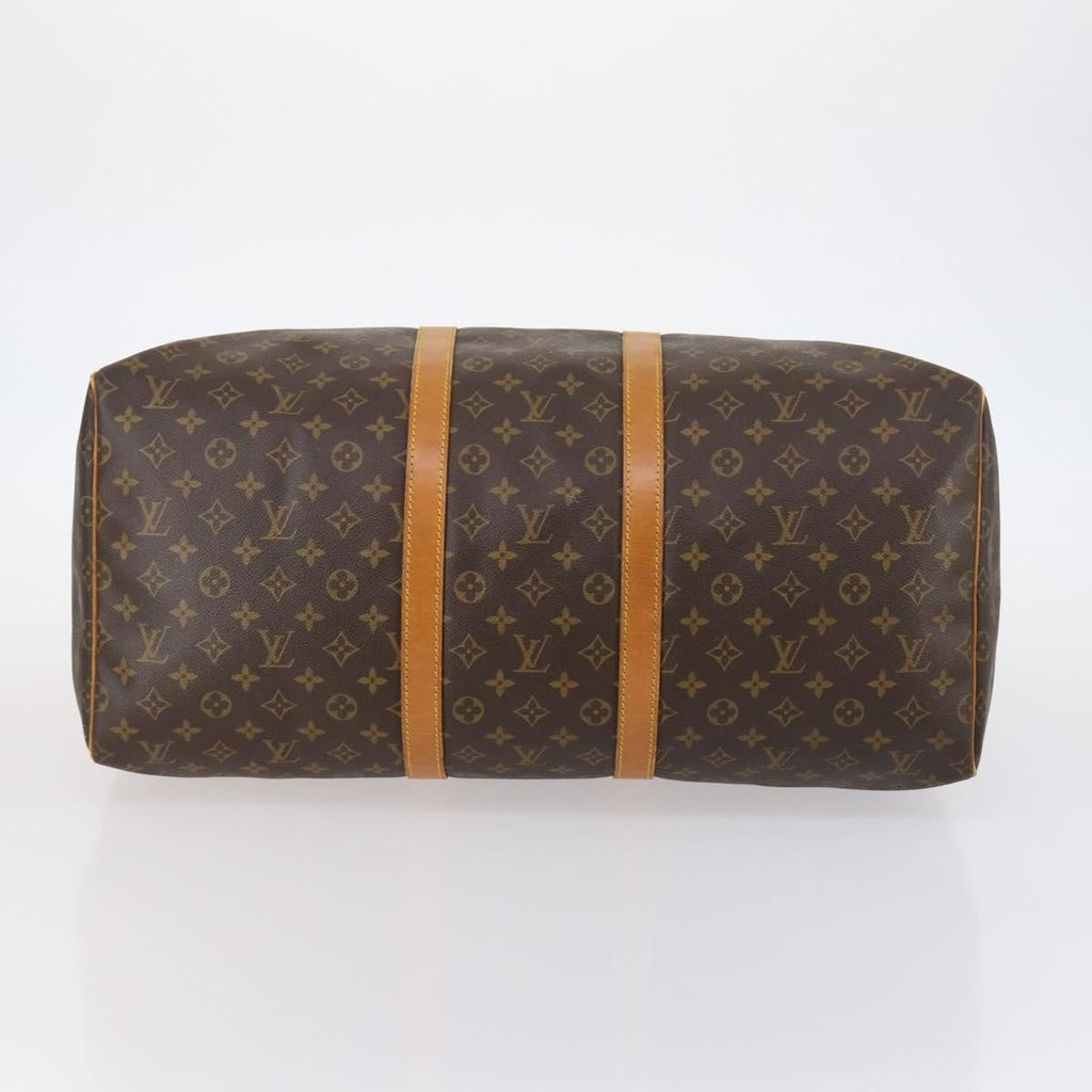 Louis Vuitton Keepall Bag Monogram Canvas Brown Canvas Travel Bag Bag (Pre-Owned)