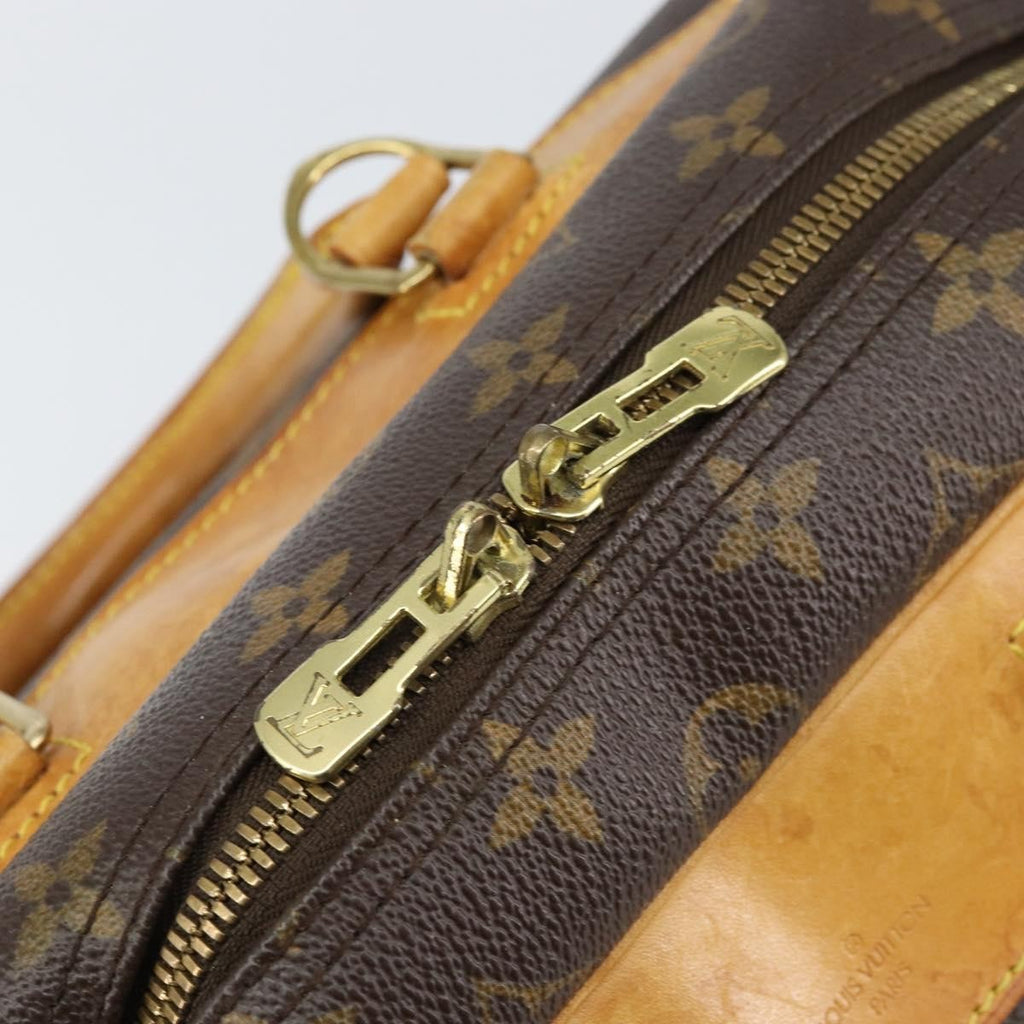 Louis Vuitton Deauville Handbag Monogram Canvas Brown Canvas Handbag (Pre-Owned)