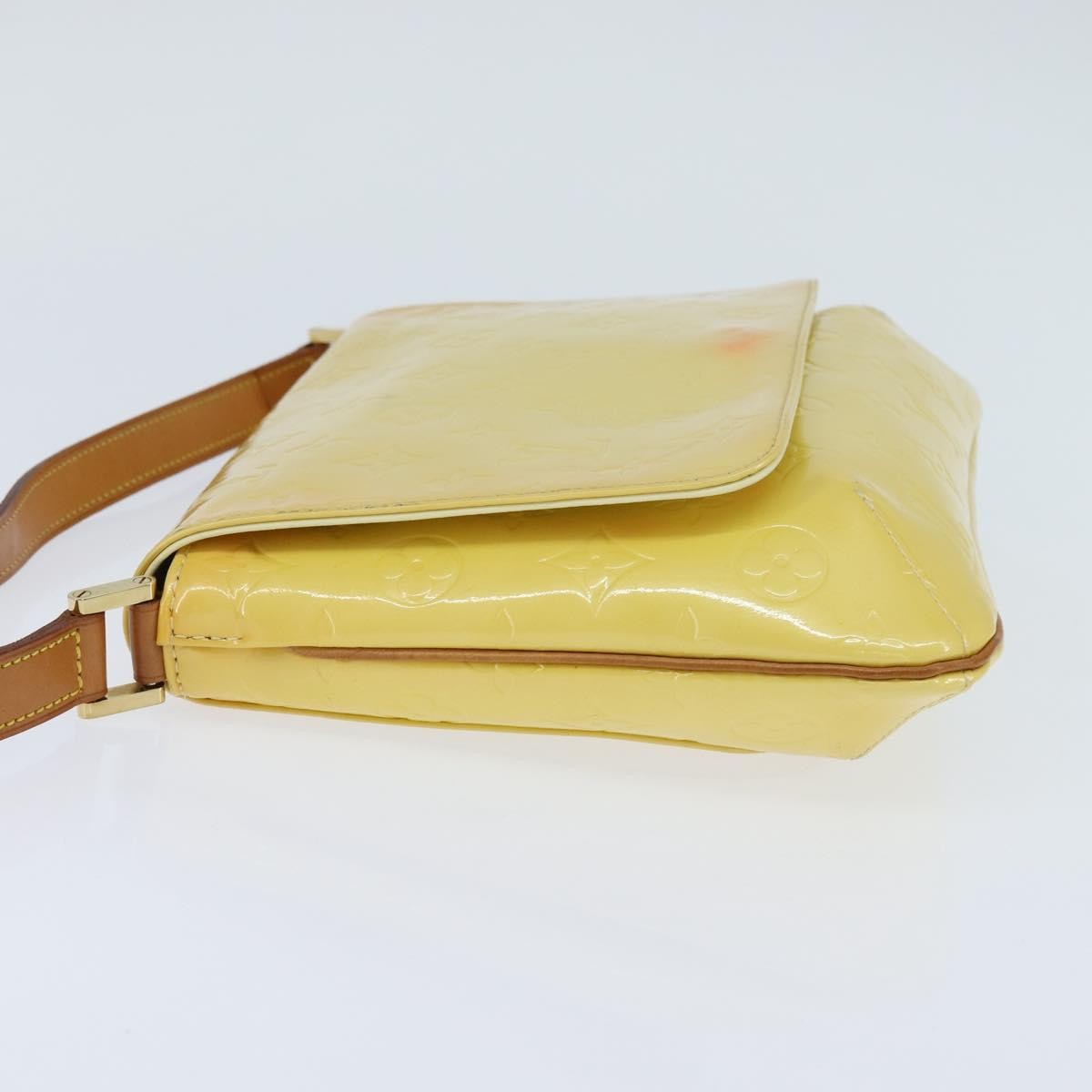 Louis Vuitton Thompson Street Handbag Monogram Vernis Yellow Patent_Leather Shoulder Bag Bag (Pre-Owned)