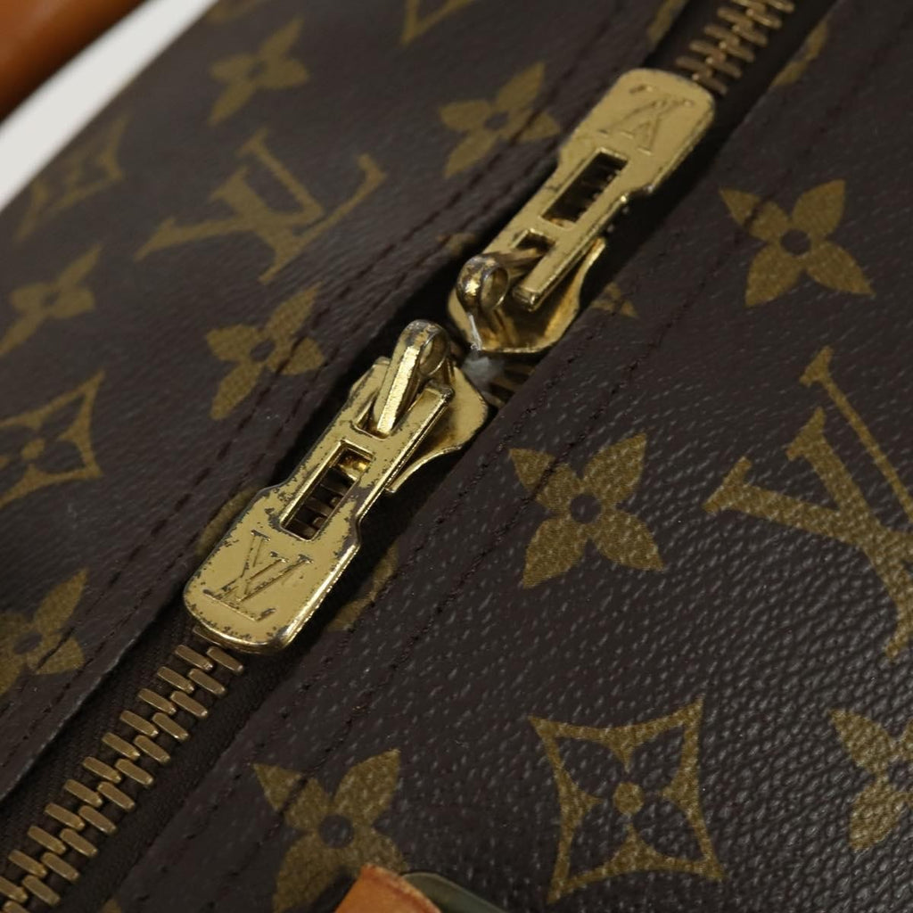 Louis Vuitton Keepall Bag Monogram Canvas Brown Canvas Travel Bag Bag (Pre-Owned)