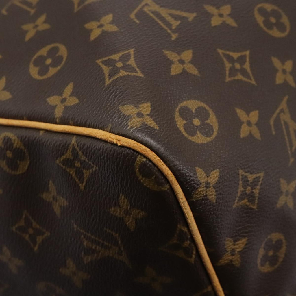 Louis Vuitton Keepall Bag Monogram Canvas Brown Canvas Travel Bag Bag (Pre-Owned)