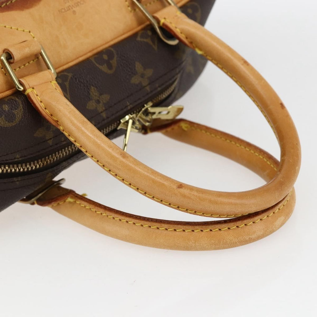 Louis Vuitton Deauville Handbag Monogram Canvas Brown Canvas Handbag (Pre-Owned)