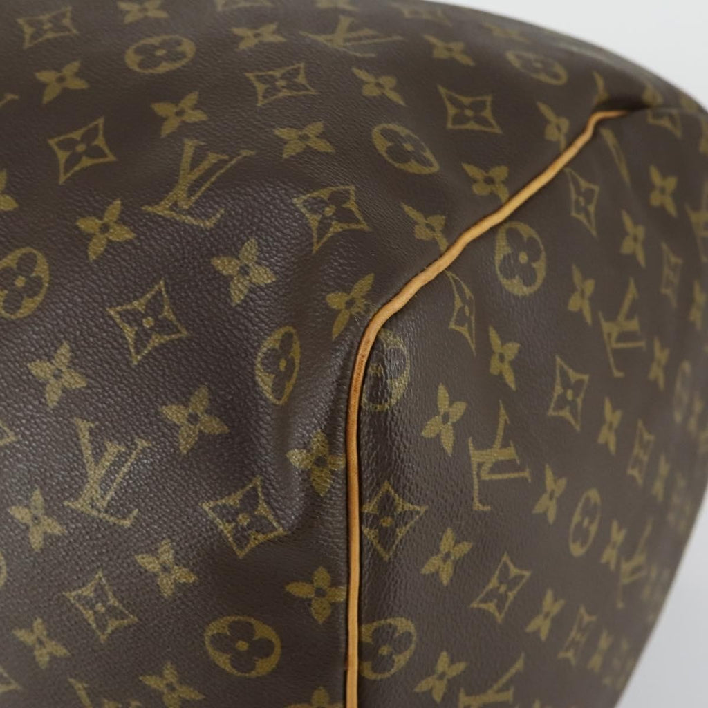 Louis Vuitton Keepall Bag Monogram Canvas Brown Canvas Travel Bag Bag (Pre-Owned)