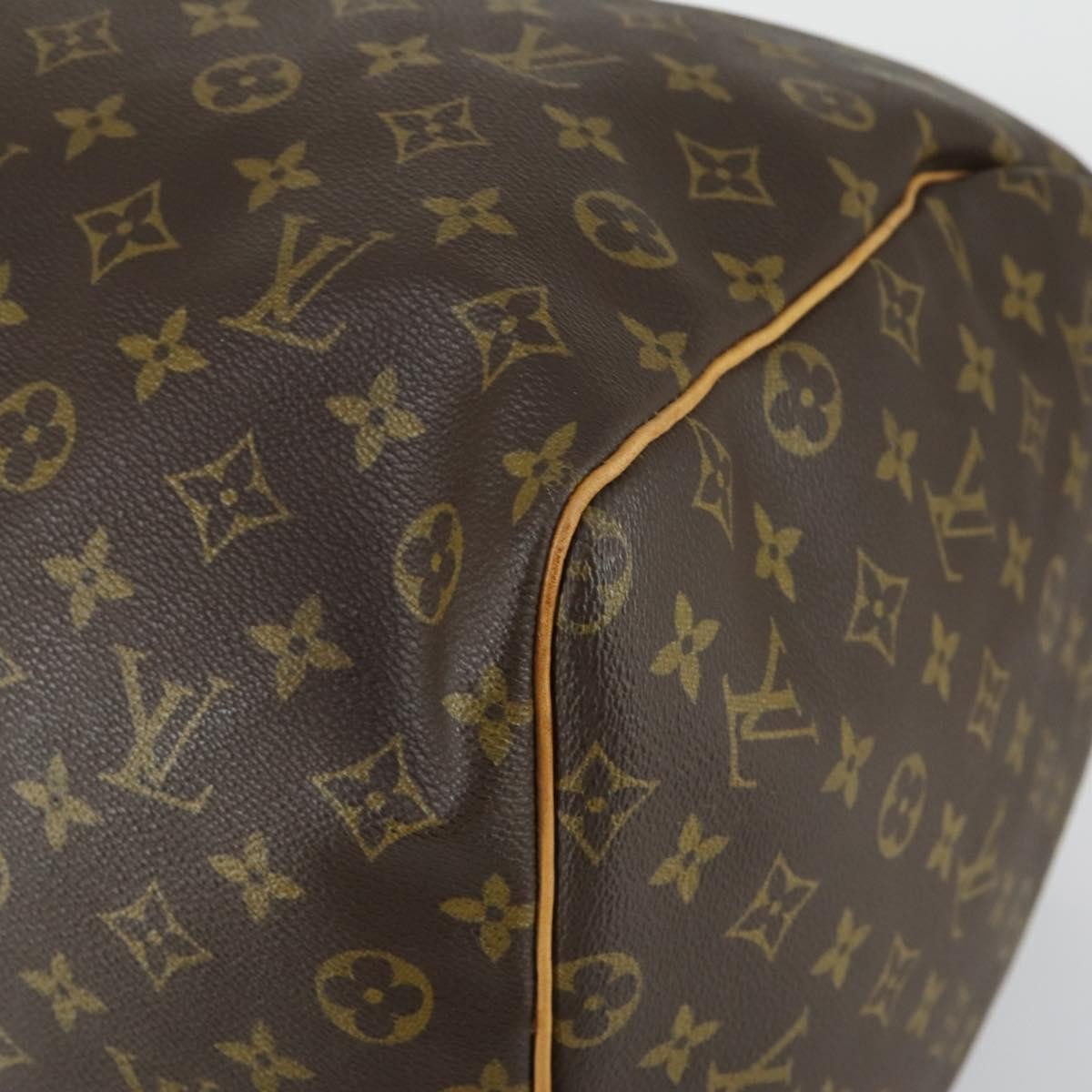 Louis Vuitton Keepall Bag Monogram Canvas Brown Canvas Travel Bag Bag (Pre-Owned)