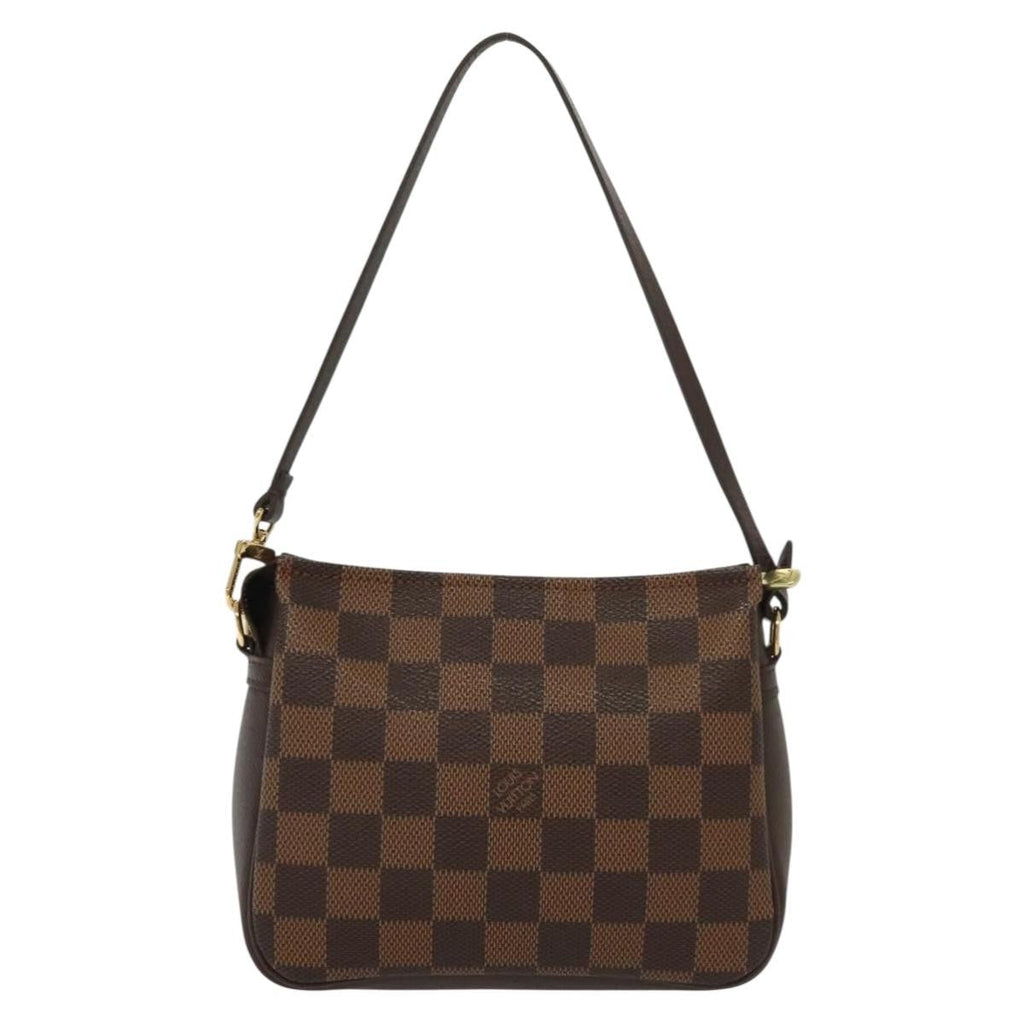 Louis Vuitton Trousse Make Up Bag Damier Canvas Brown Canvas Shoulder Bag Bag (Pre-Owned)
