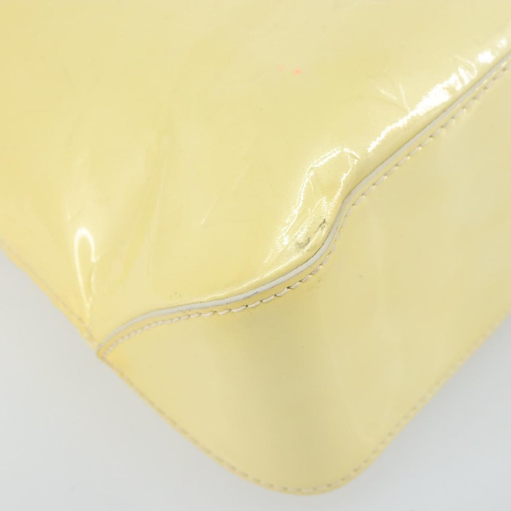 Louis Vuitton Brentwood Handbag Monogram Vernis Yellow Patent_Leather Tote Bag Bag (Pre-Owned)