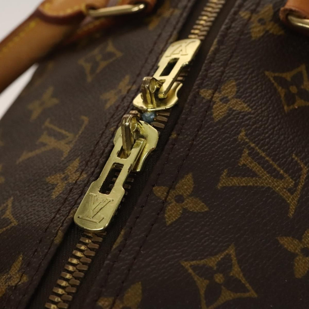 Louis Vuitton Keepall Bag Monogram Canvas Brown Canvas Travel Bag Bag (Pre-Owned)