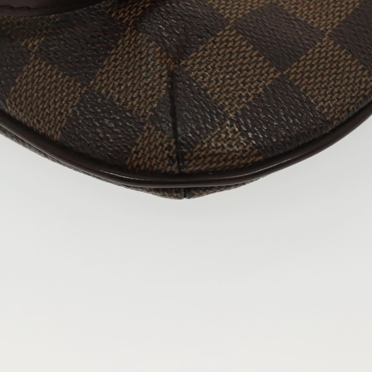 Louis Vuitton Manosque Pochette Damier Brown Canvas Clutche & Pouche Bag (Pre-Owned)