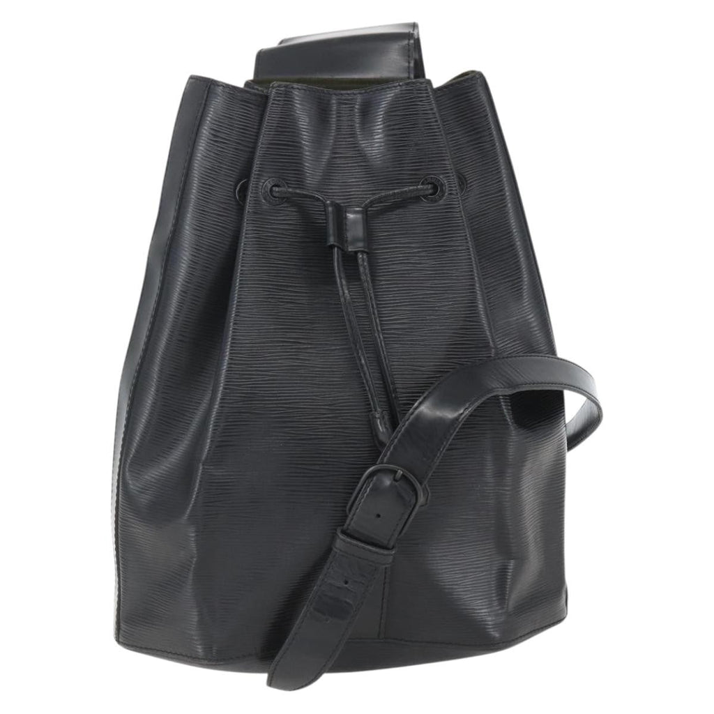 Louis Vuitton Sac A Dos Drawstring Backpack Epi Leather Black Leather Backpack Bag (Pre-Owned)