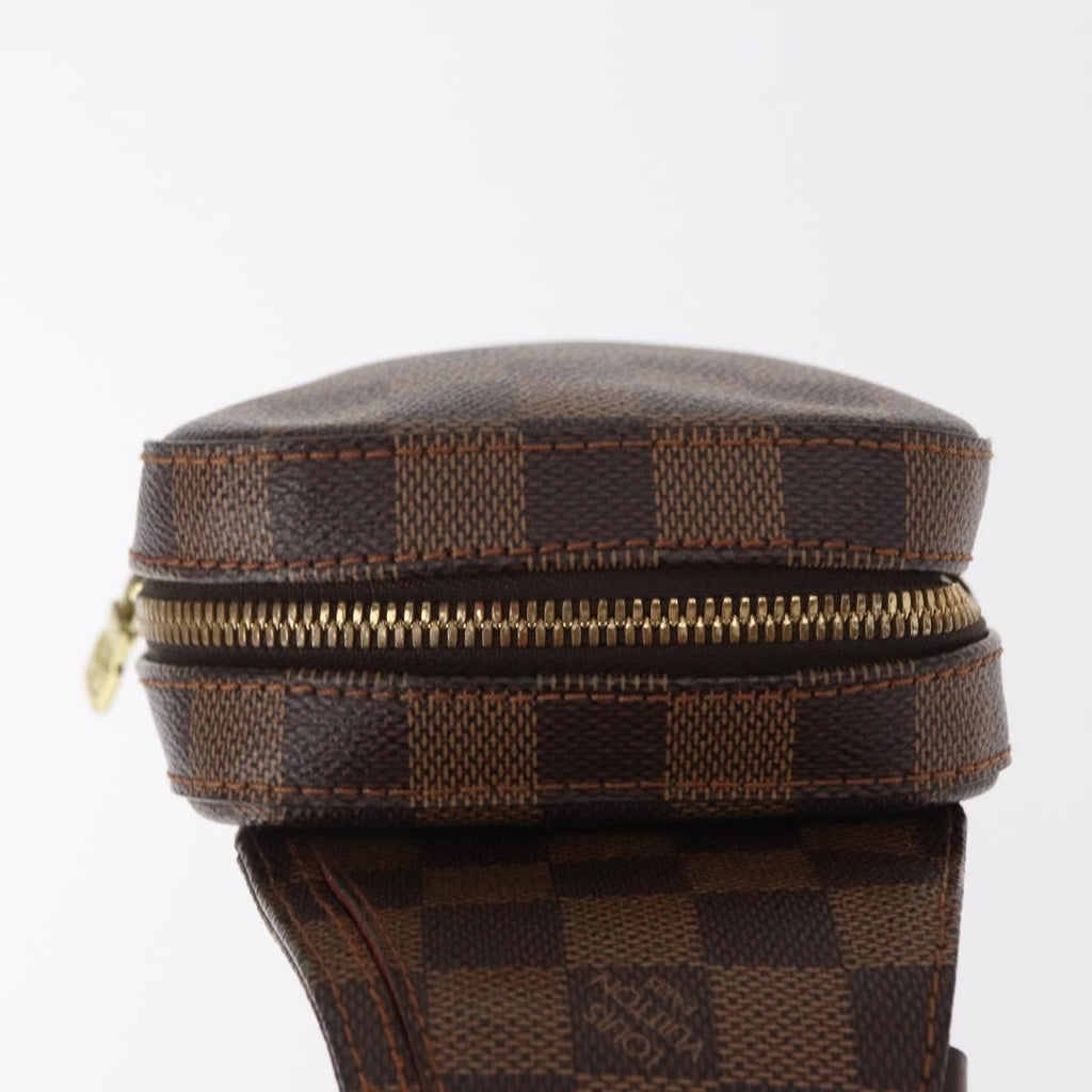 Louis Vuitton Geronimos Waist Bag Damier Brown Canvas Clutche & Pouche Bag (Pre-Owned)