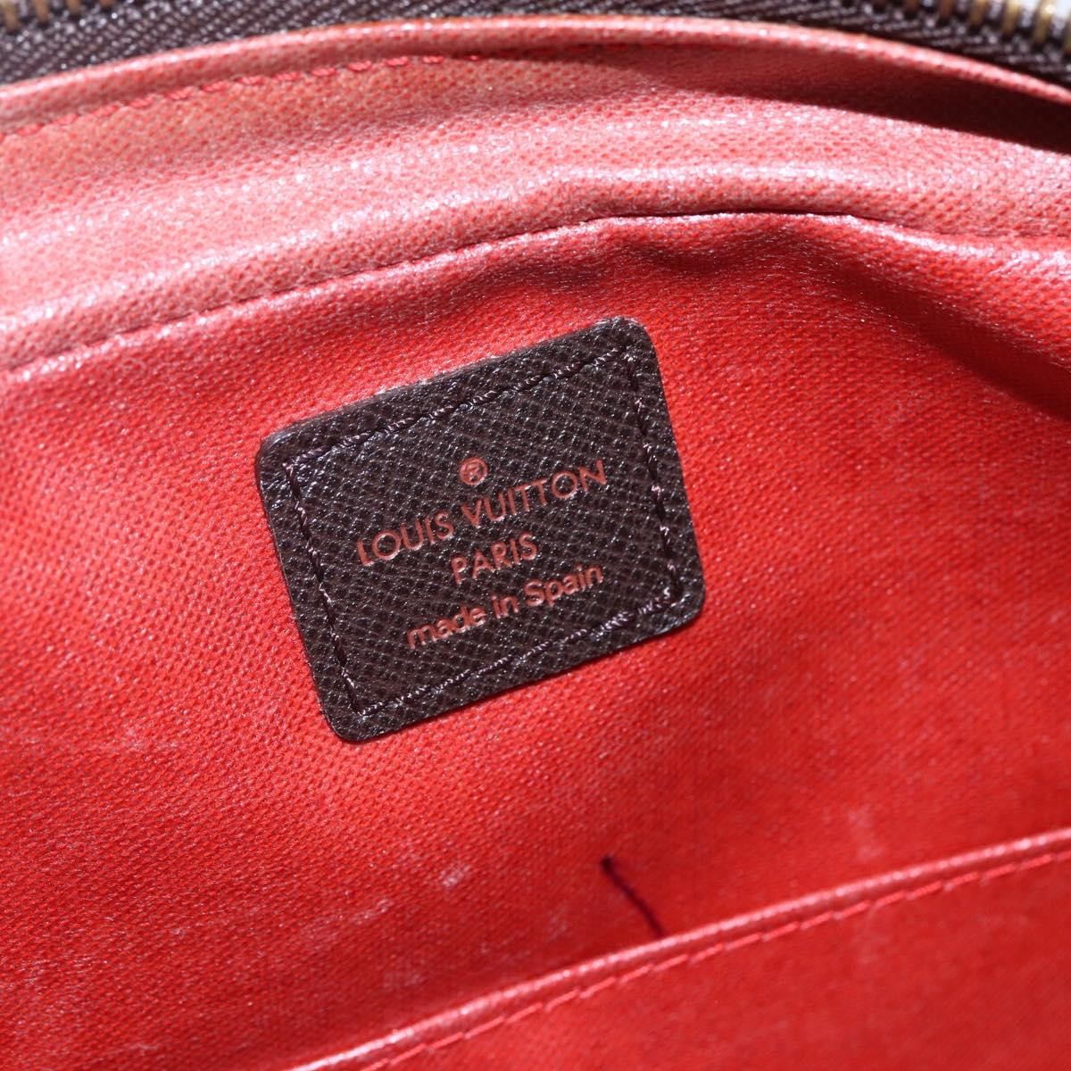 Louis Vuitton Trousse Toilette Damier Canvas Brown Canvas Clutche & Pouche Bag (Pre-Owned)