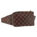 Louis Vuitton Geronimos Waist Bag Damier Brown Canvas Shoulder Bag Bag (Pre-Owned)