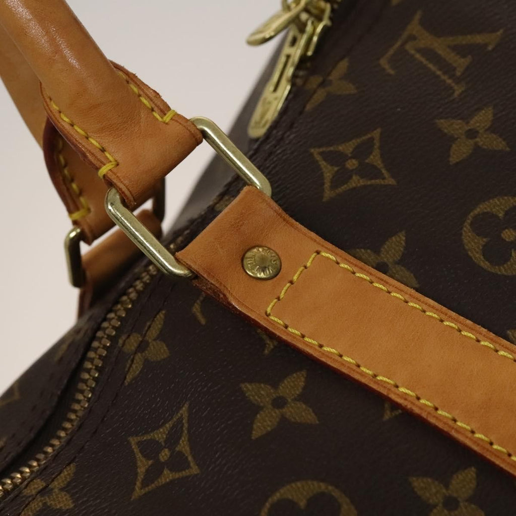 Louis Vuitton Keepall Bag Monogram Canvas Brown Canvas Travel Bag Bag (Pre-Owned)