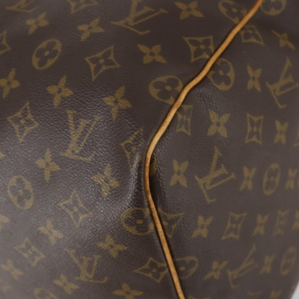 Louis Vuitton Keepall Bag Monogram Canvas Brown Canvas Travel Bag Bag (Pre-Owned)
