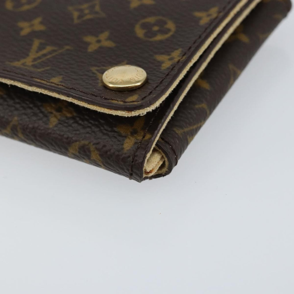 Louis Vuitton Case Jewelry Box Canvas Brown Canvas Wallets Accessory (Pre-Owned)