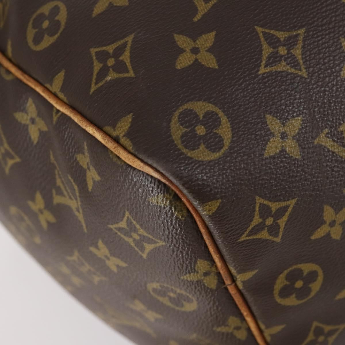 Louis Vuitton Keepall Bag Monogram Canvas Brown Canvas Travel Bag Bag (Pre-Owned)