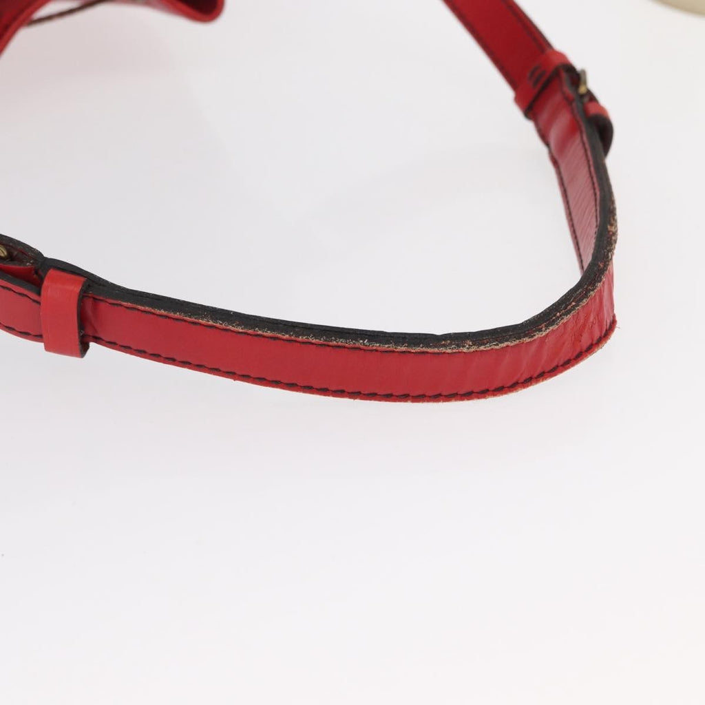 Louis Vuitton Noe Handbag Epi Leather Red Leather Shoulder Bag Bag (Pre-Owned)
