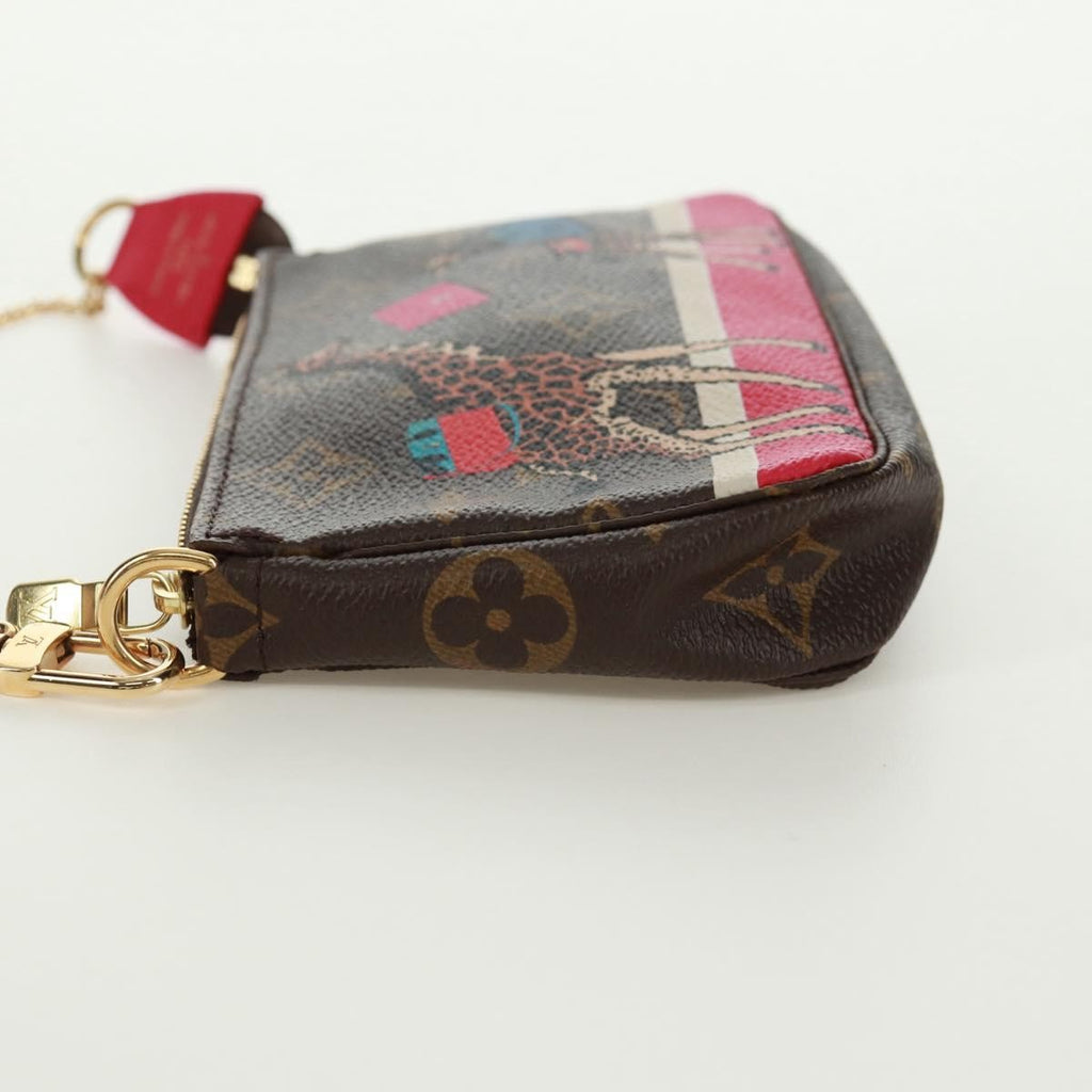 Louis Vuitton Pochette Accessoires Limited Edition Christmas Animation Monogram Canvas Multicolour Canvas Clutche & Pouche Bag (Pre-Owned)