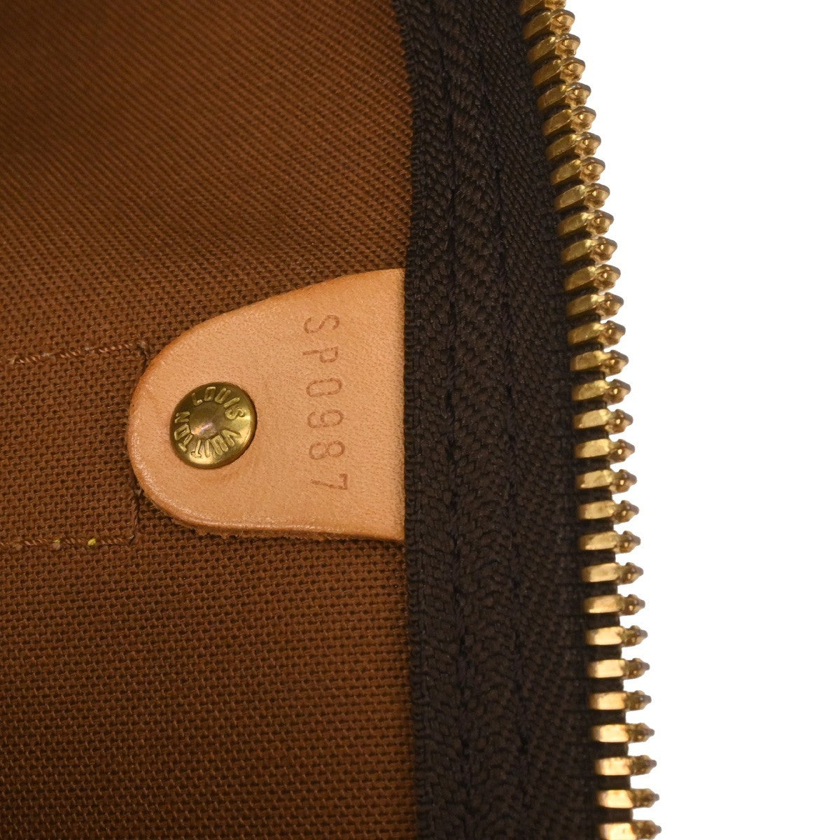 Louis Vuitton Keepall Bag Monogram Canvas Brown Canvas Travel Bag Bag (Pre-Owned)