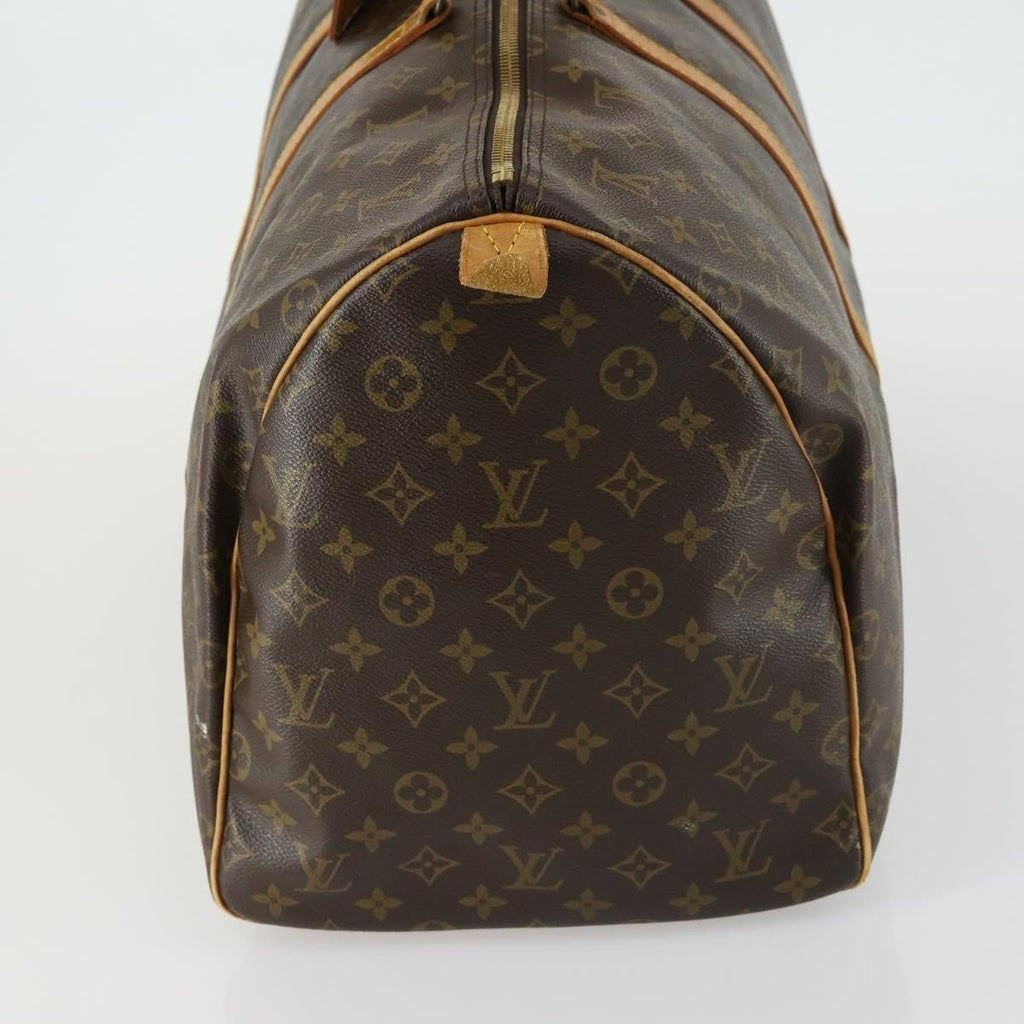 Louis Vuitton Keepall Bag Monogram Canvas Brown Canvas Travel Bag Bag (Pre-Owned)