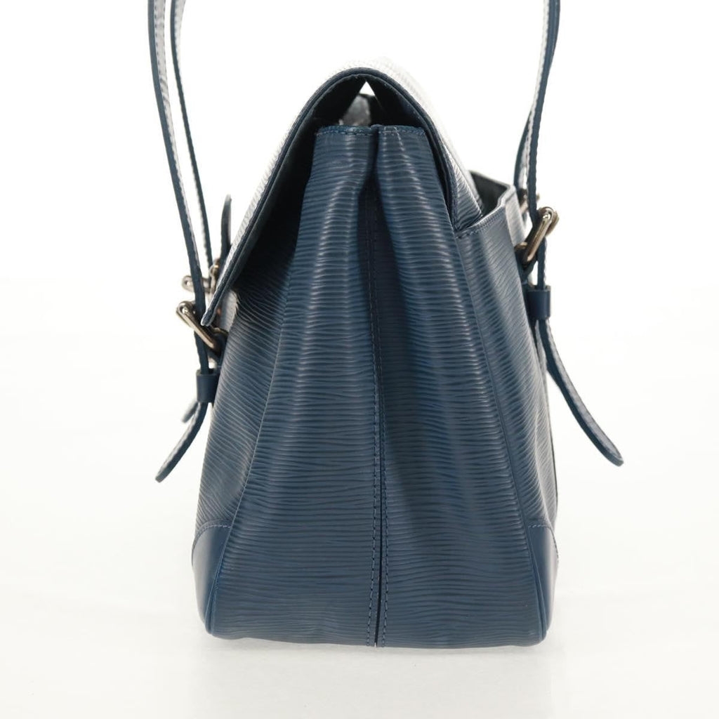 Louis Vuitton Segur Handbag Epi Leather Blue Leather Shoulder Bag Bag (Pre-Owned)