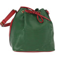 Louis Vuitton Bicolor Petit Noe Handbag Epi Leather Green Leather Shoulder Bag Bag (Pre-Owned)