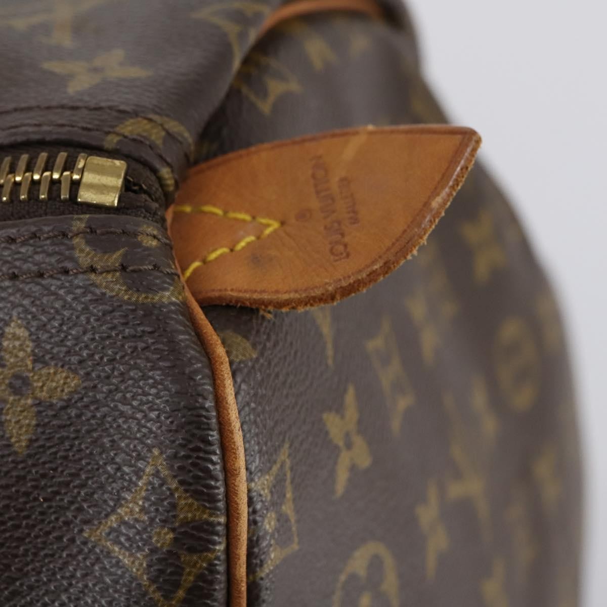 Louis Vuitton Keepall Bag Monogram Canvas Brown Canvas Travel Bag Bag (Pre-Owned)
