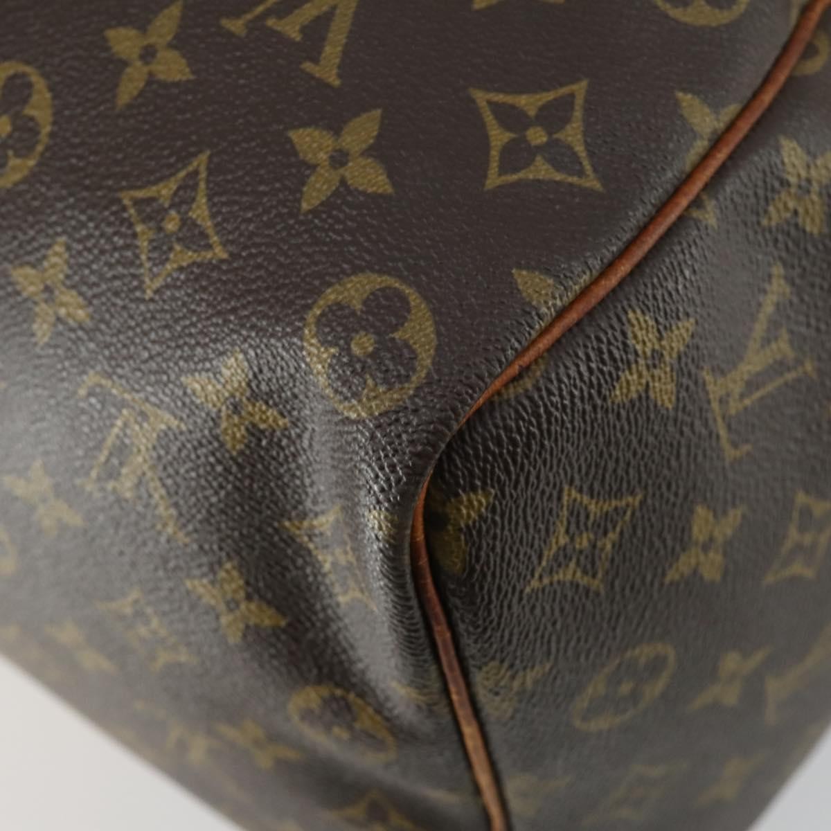 Louis Vuitton Keepall Bag Monogram Canvas Brown Canvas Travel Bag Bag (Pre-Owned)