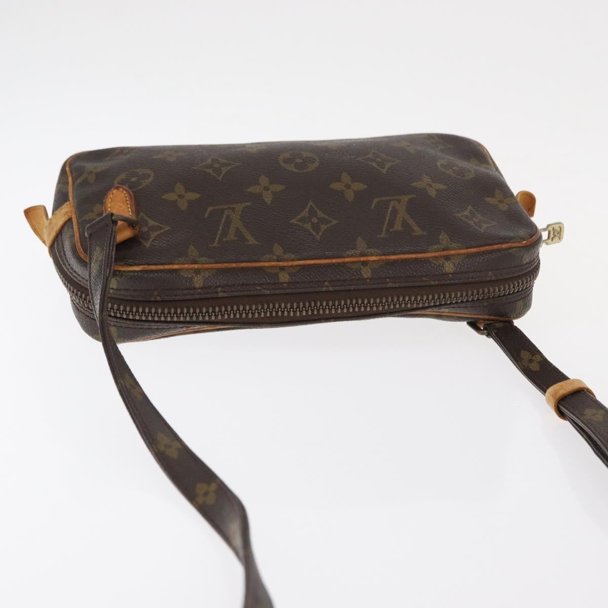 Louis Vuitton Pochette Marly Bandouliere Bag Monogram Canvas Brown Canvas Clutche & Pouche Bag (Pre-Owned)