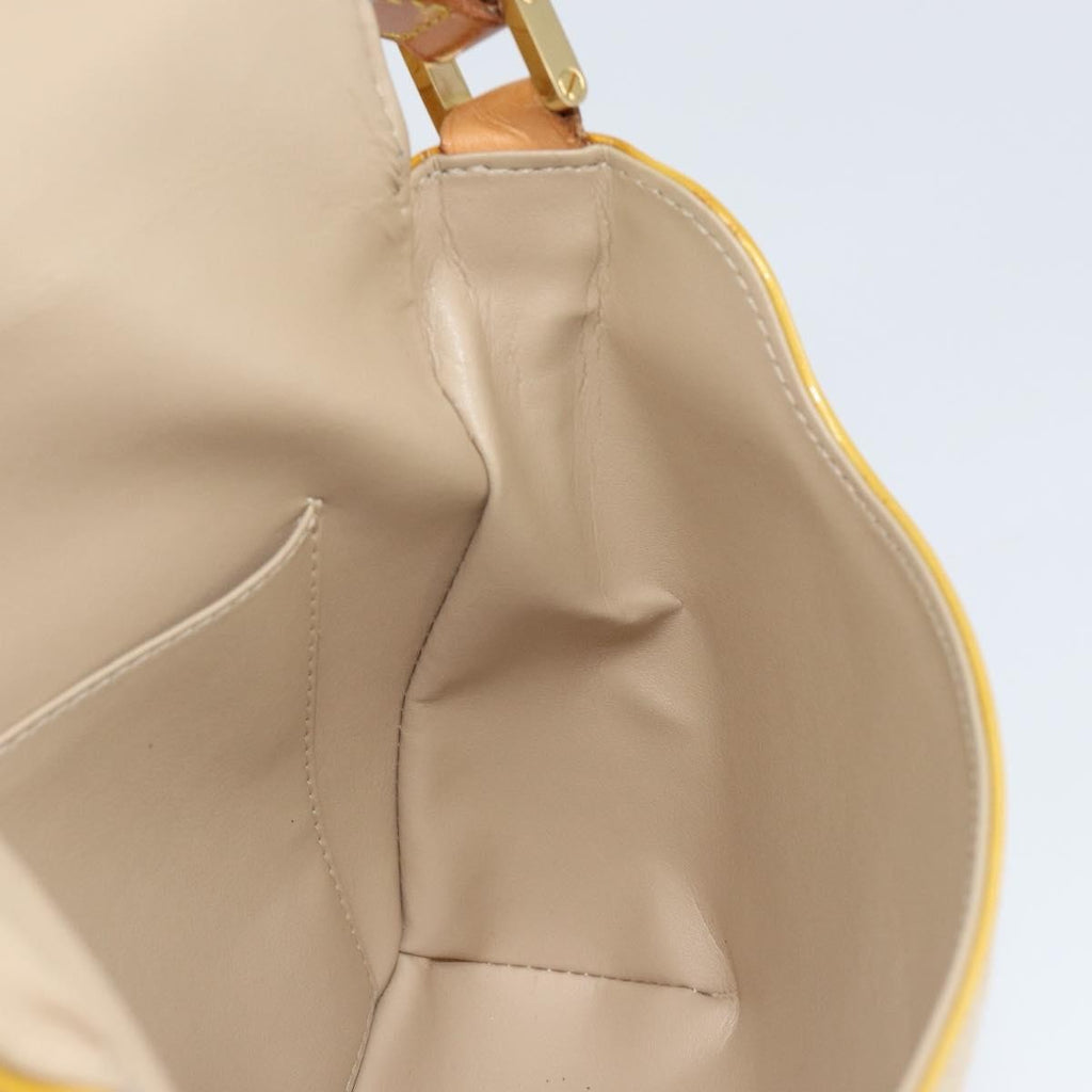 Louis Vuitton Thompson Street Handbag Monogram Vernis Beige Patent_Leather Shoulder Bag Bag (Pre-Owned)