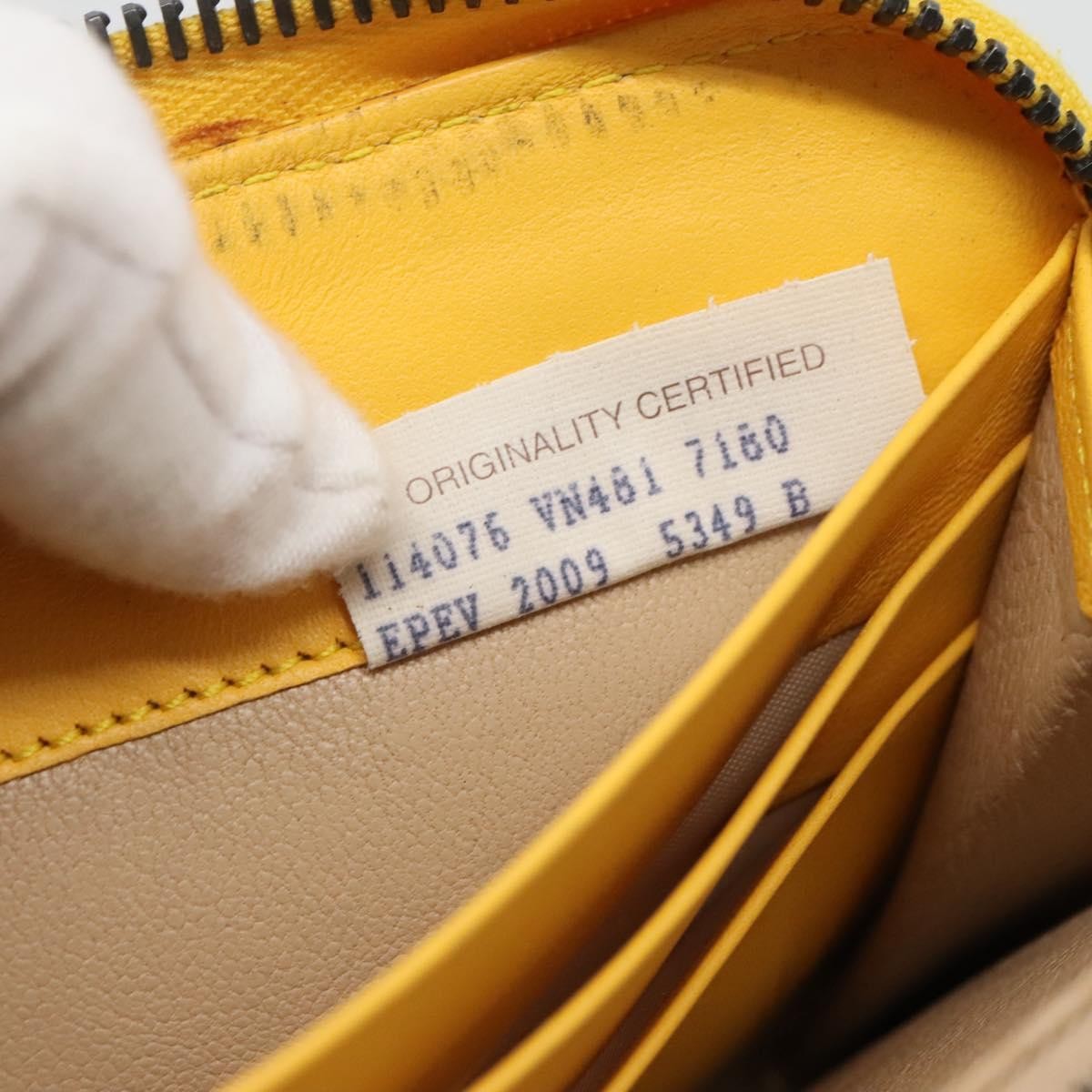 Bottega Veneta Intrecciato Long Zip  Wallet Leather Beige Leather Wallets Accessory (Pre-Owned)