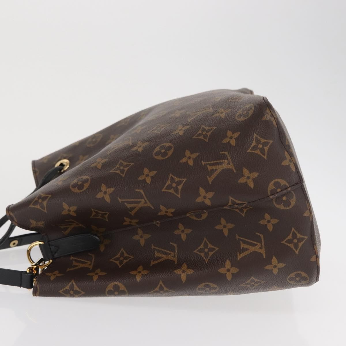 Louis Vuitton Neonoe Handbag Monogram Canvas Black Canvas Shoulder Bag Bag (Pre-Owned)