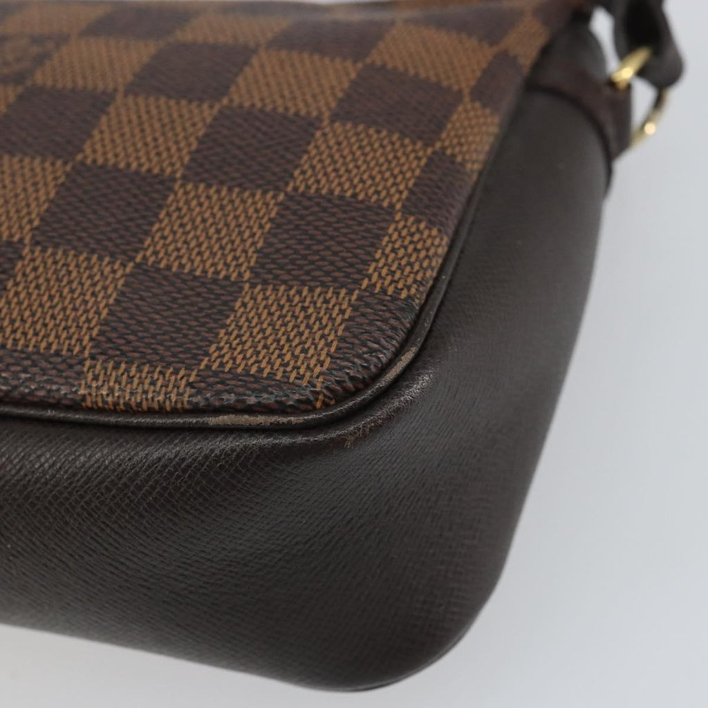 Louis Vuitton Trousse Make Up Bag Damier Canvas Brown Canvas Clutche & Pouche Bag (Pre-Owned)