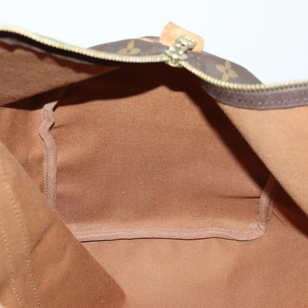 Louis Vuitton Keepall Bag Monogram Canvas Brown Canvas Travel Bag Bag (Pre-Owned)