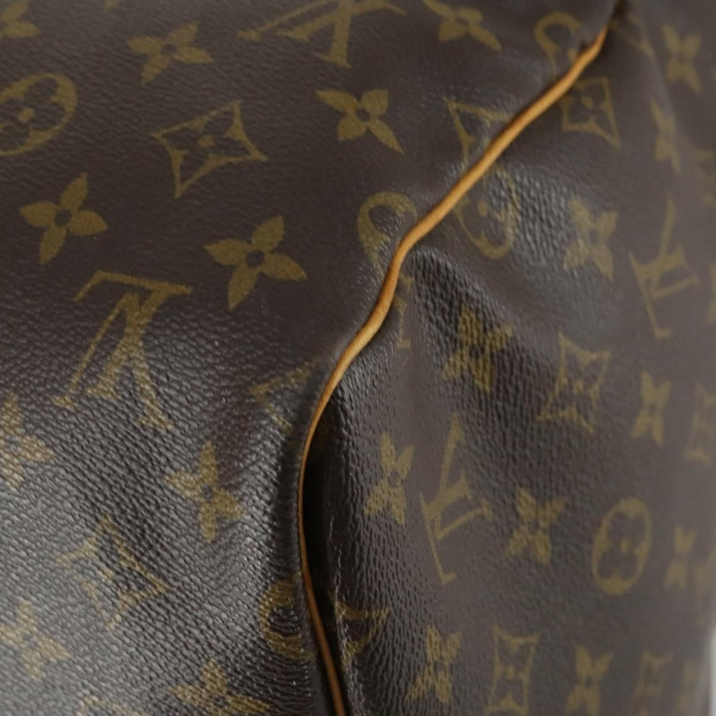 Louis Vuitton Keepall Bag Monogram Canvas Brown Canvas Travel Bag Bag (Pre-Owned)