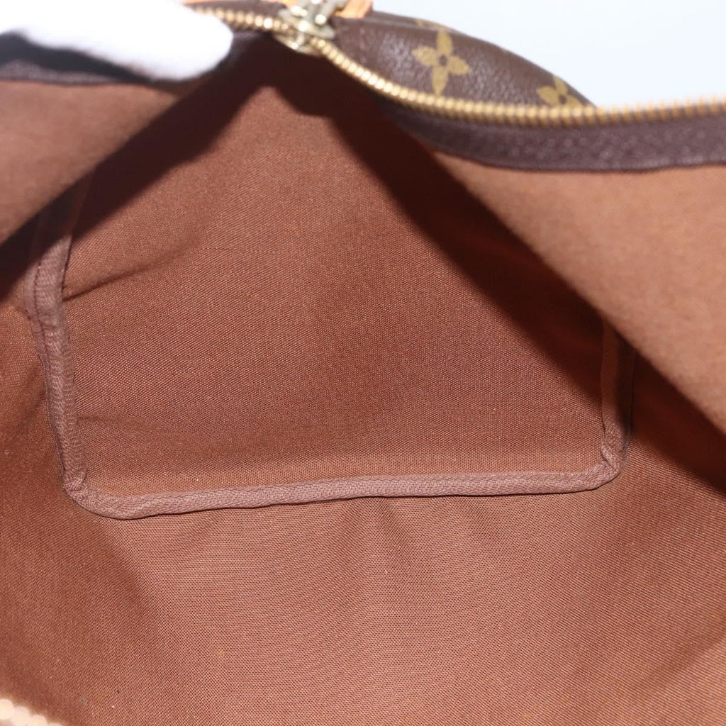 Louis Vuitton Keepall Bag Monogram Canvas Brown Canvas Travel Bag Bag (Pre-Owned)