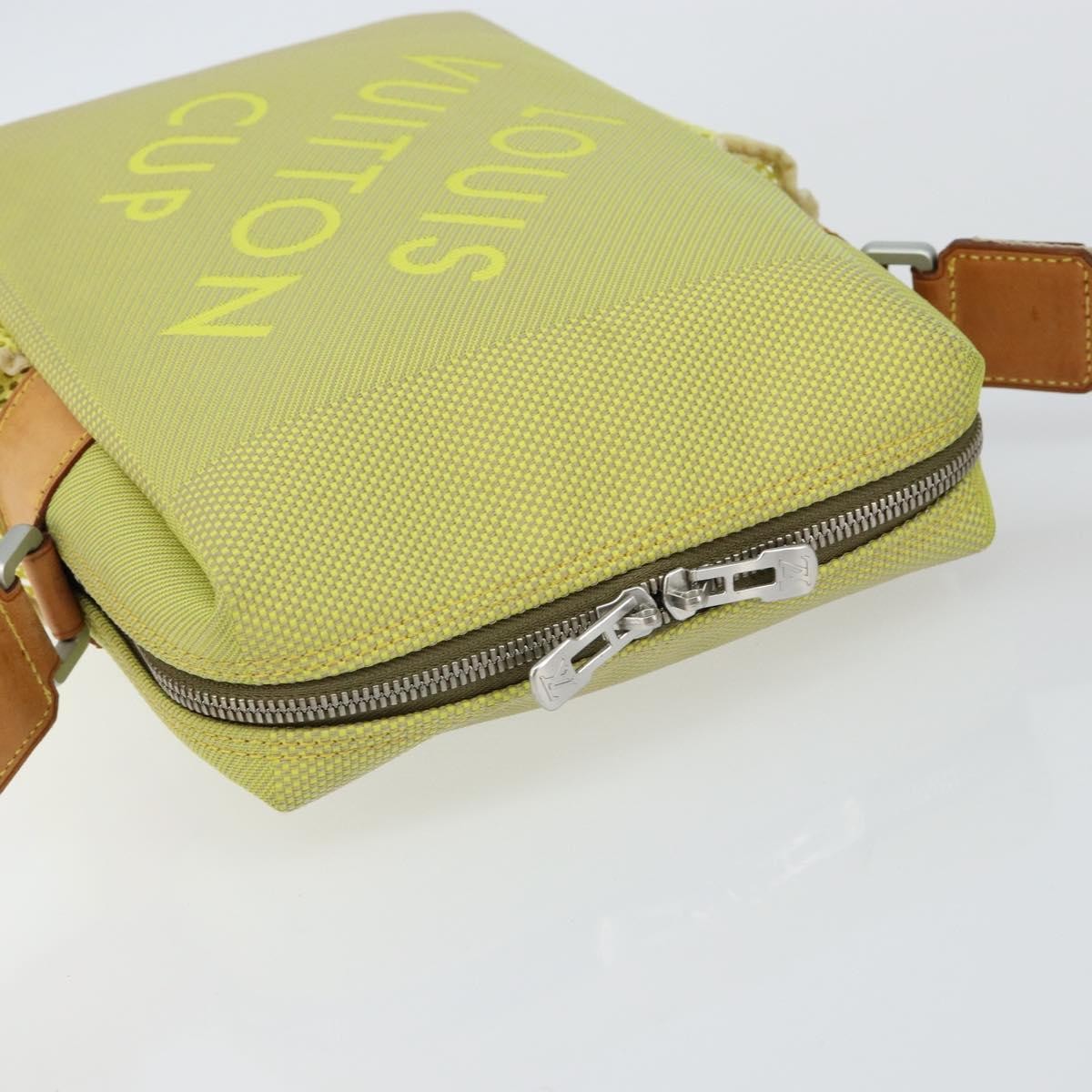Louis Vuitton Cup Weathery Bag Damier Geant Canvas Yellow Canvas Shoulder Bag Bag (Pre-Owned)