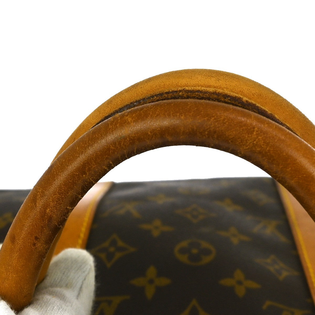 Louis Vuitton Keepall Bag Monogram Canvas Brown Canvas Travel Bag Bag (Pre-Owned)