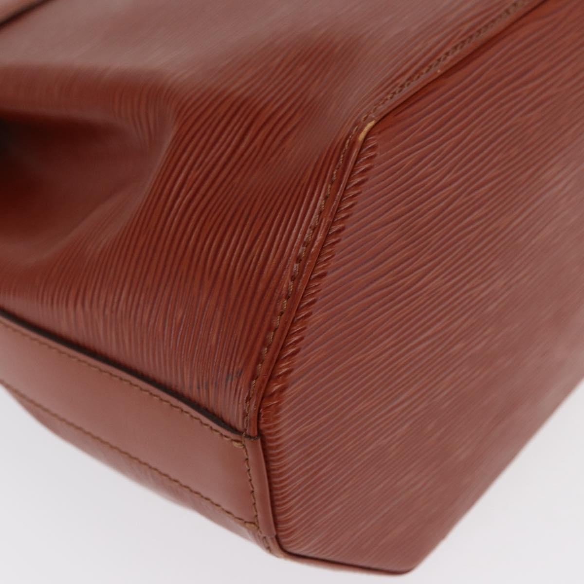 Louis Vuitton Vintage Sac D'epaule Handbag Epi Leather Brown Leather Shoulder Bag Bag (Pre-Owned)