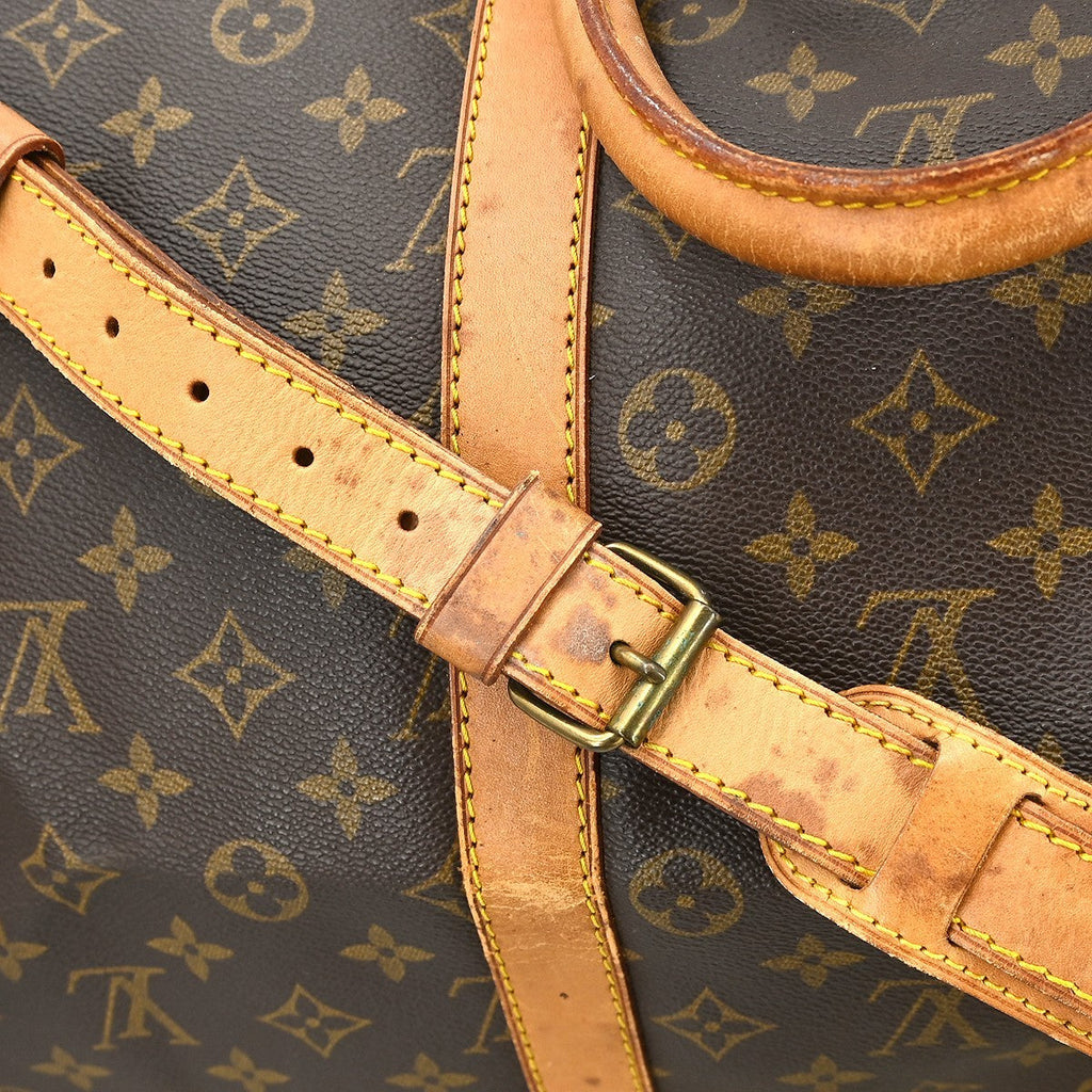 Louis Vuitton Keepall Bandouliere Bag Monogram Canvas Brown Canvas Travel Bag Bag (Pre-Owned)