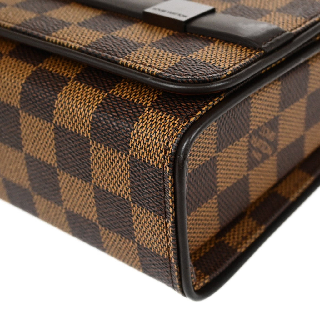 Louis Vuitton Tribeca Handbag Damier Brown Canvas Handbag (Pre-Owned)