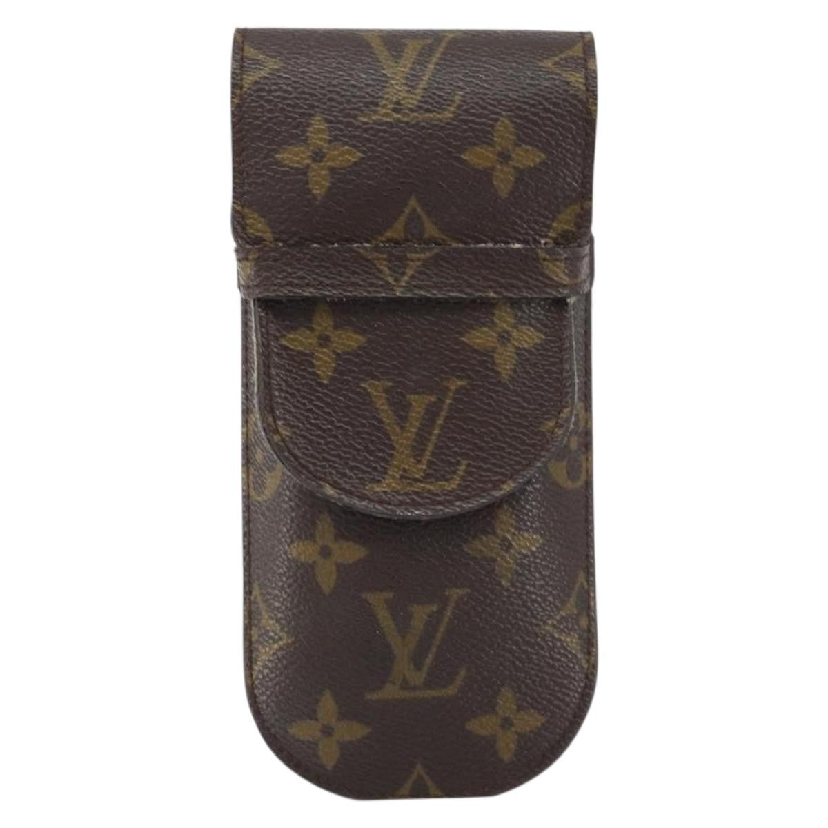 Louis Vuitton Etui À Lunette Canvas Brown Canvas Wallets Accessory (Pre-Owned)