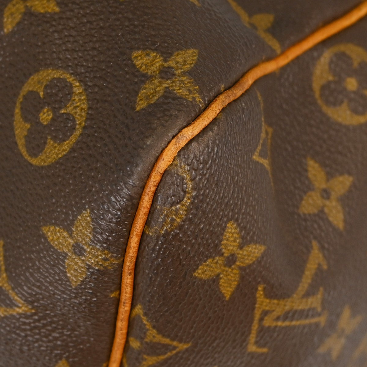Louis Vuitton Keepall Bag Monogram Canvas Brown Canvas Travel Bag Bag (Pre-Owned)