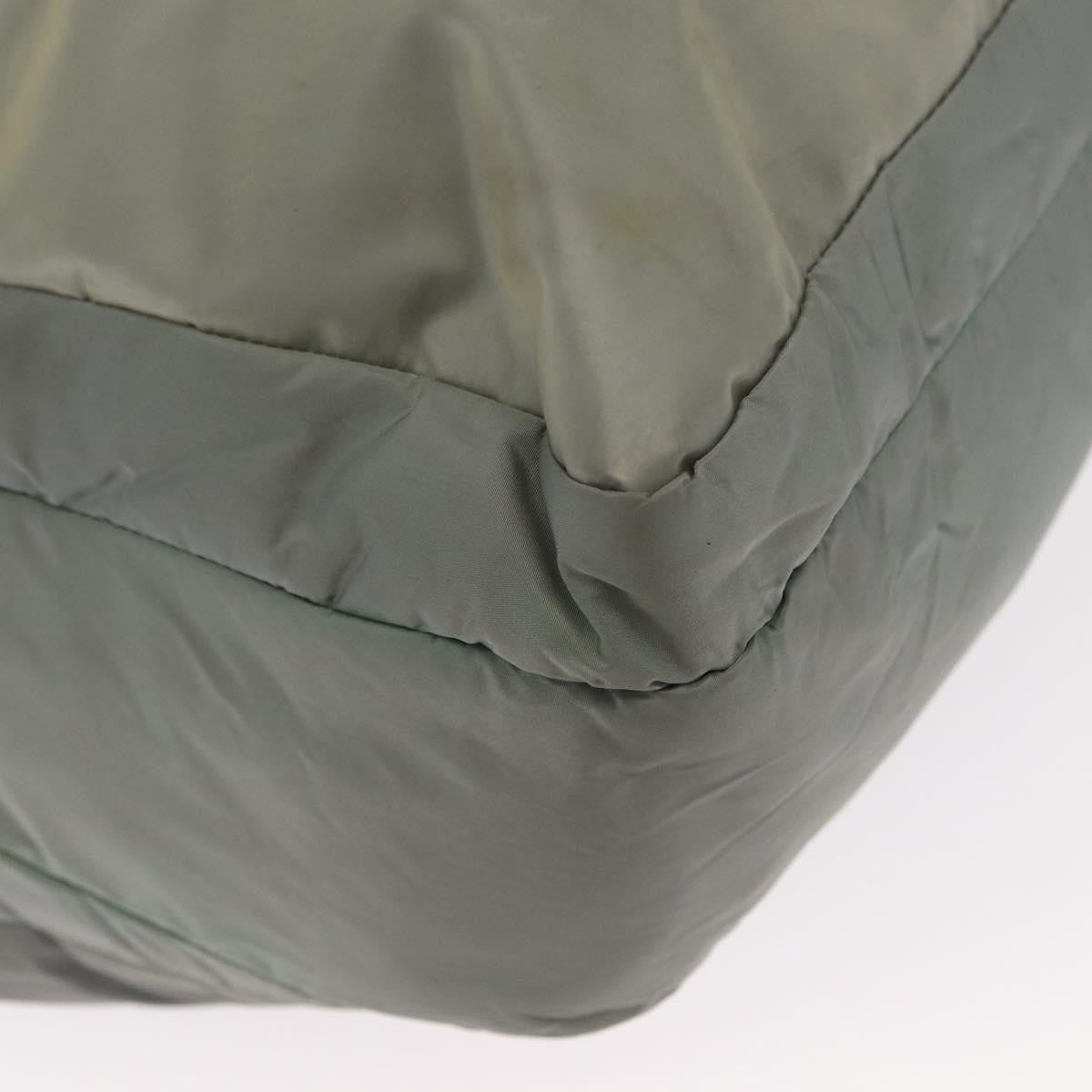 Prada Vintage Shoulder Bag Tessuto Green Nylon Shoulder Bag Bag (Pre-Owned)