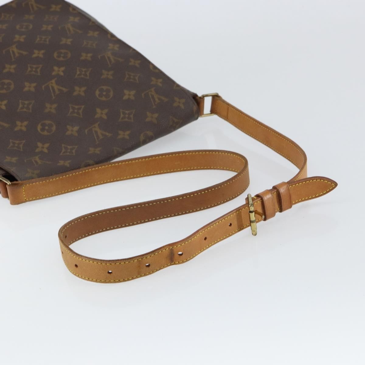 Louis Vuitton Musette Salsa Handbag Monogram Canvas Brown Canvas Shoulder Bag Bag (Pre-Owned)