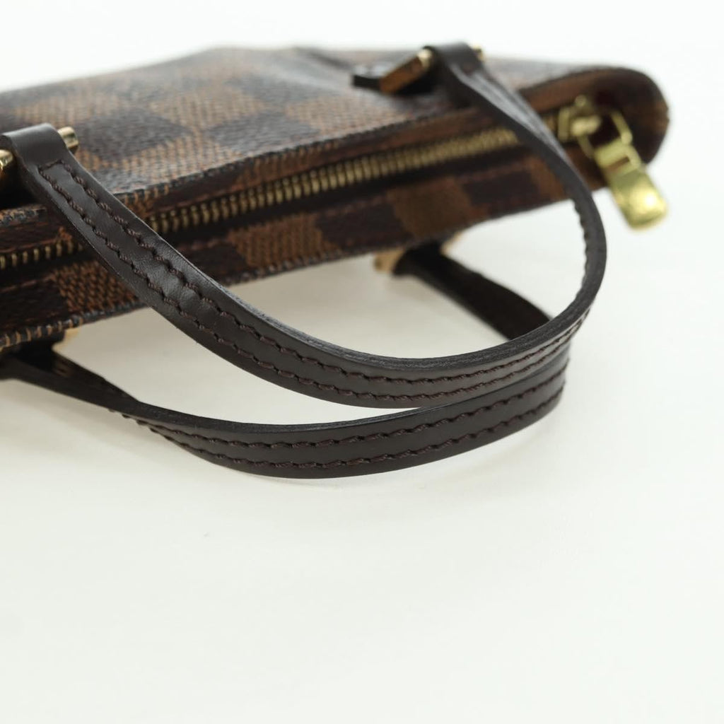 Louis Vuitton Manosque Pochette Damier Brown Canvas Clutche & Pouche Bag (Pre-Owned)