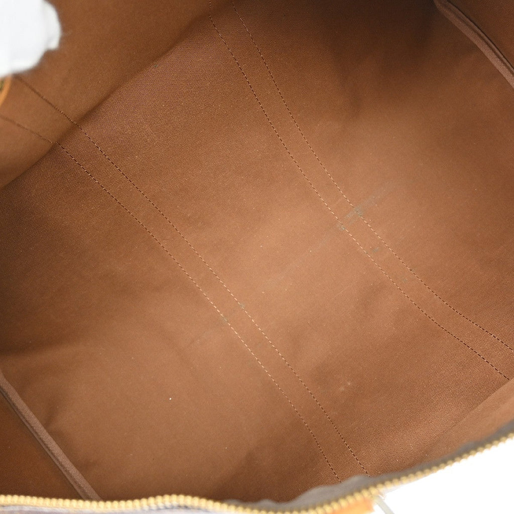 Louis Vuitton Keepall Bag Monogram Canvas Brown Canvas Travel Bag Bag (Pre-Owned)