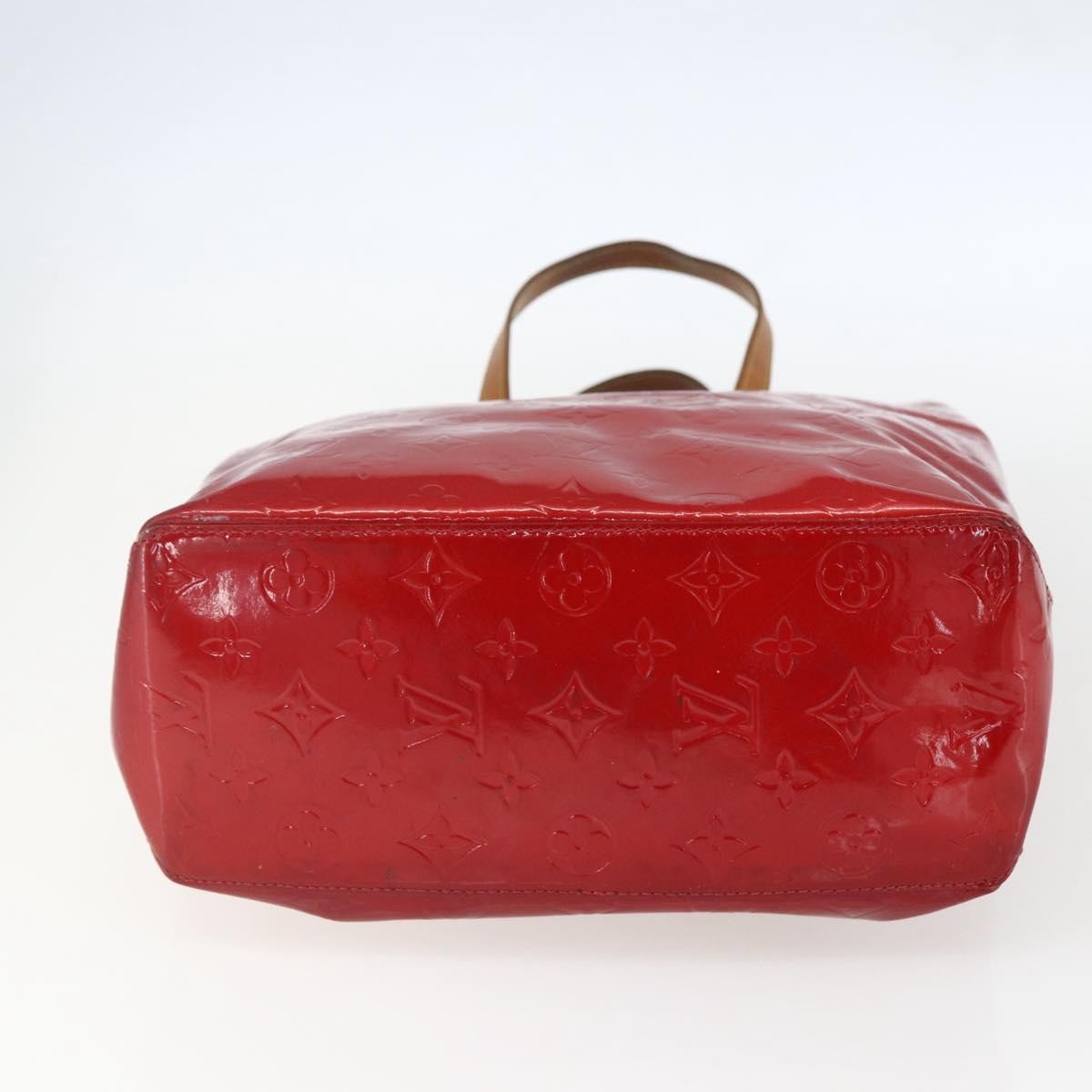 Louis Vuitton Reade Handbag Monogram Vernis Red Patent_Leather Handbag (Pre-Owned)